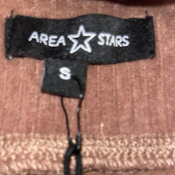 NWT Area Stars Ribbed Flare Pull On Pants sze S High Rise Stretch Comfortable - Picture 10 of 13